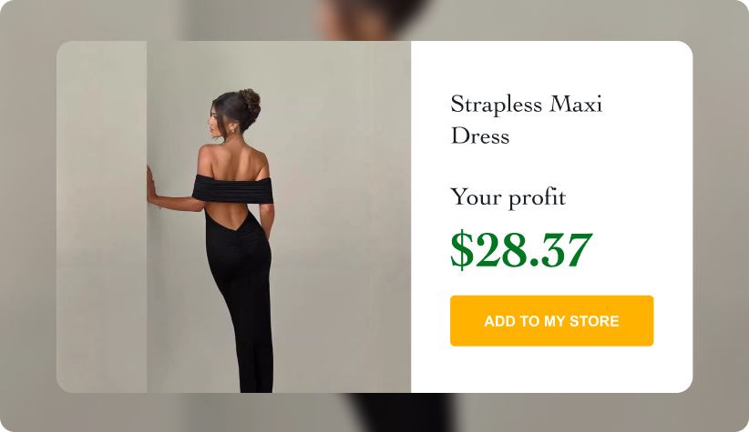 Strapless Maxi Dress 